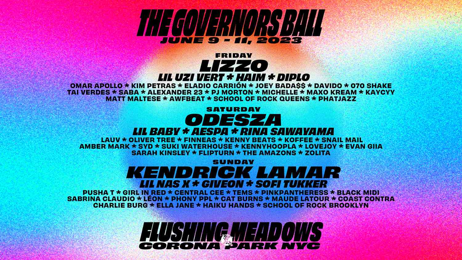 Governors Ball Music Festival - 3 Day Pass at Lil Nas X Concerts