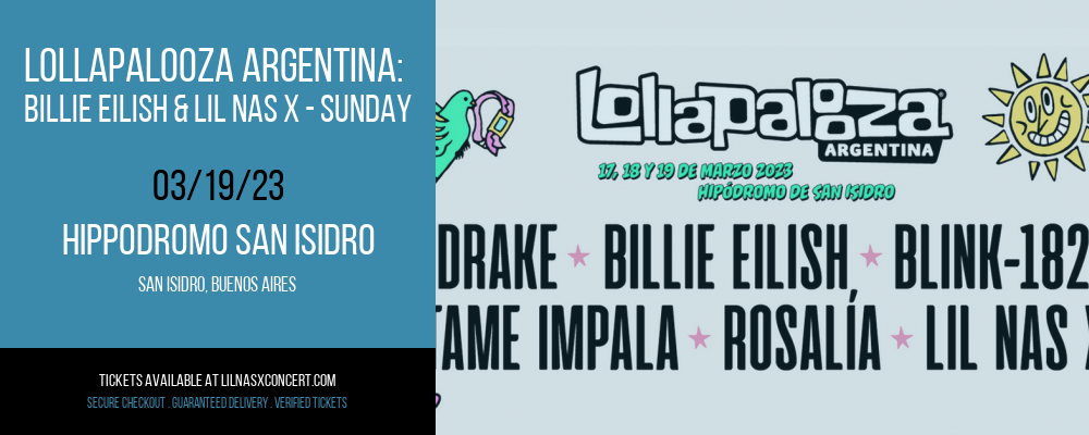 Lollapalooza Argentina: Billie Eilish & Lil Nas X - Sunday at Lil Nas X Concerts